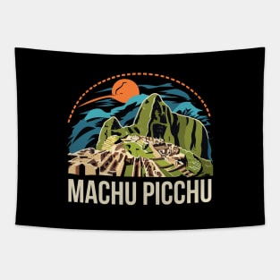 Machu Picchu Retro Inca Tapestry