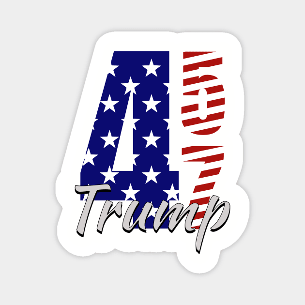 Trump 45 47 Magnet by AWbydesign