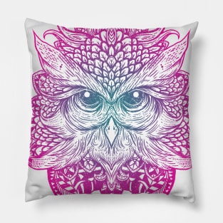 Art owl Pillow