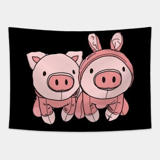 pigs lovers Tapestry