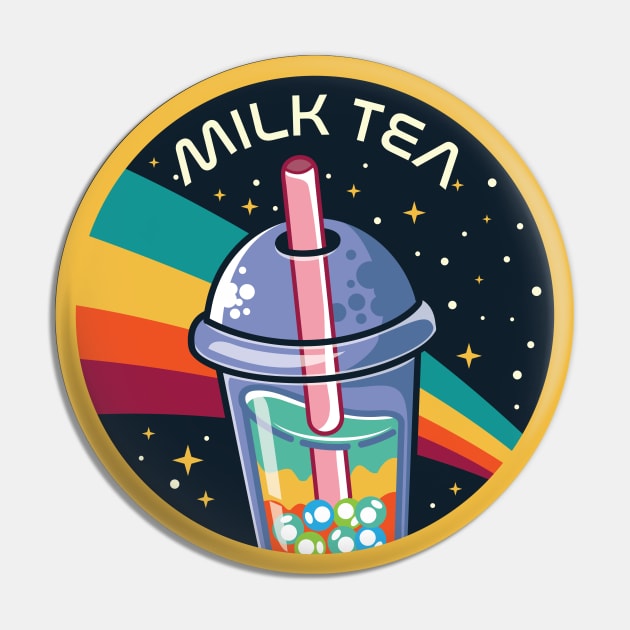 Milktea Space Delivery Pin by spacedowl