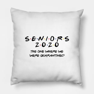 Seniors 2020 Graduation Design, Quarantine 2020 Friends Pillow