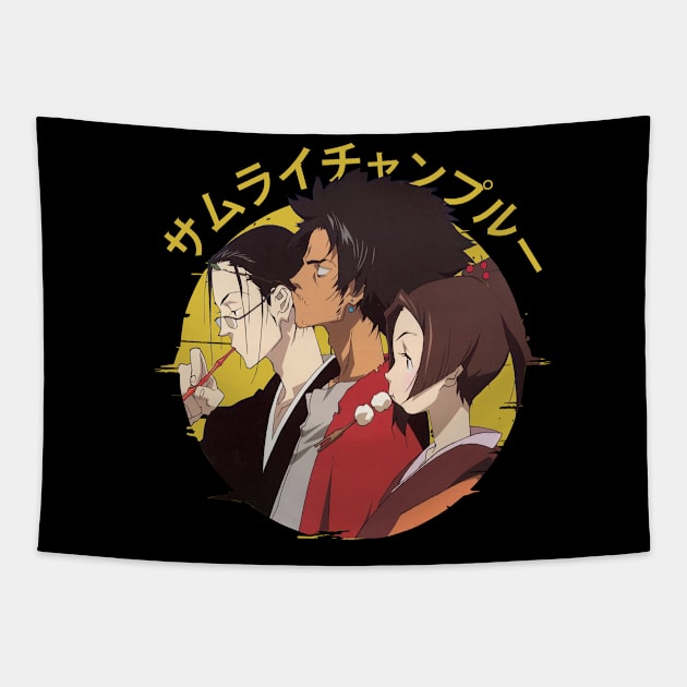 Retro Art Characters Comedy Japanese Anime Tapestry by Cierra Bauch