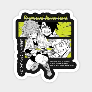 Promised Neverland ''OUTSIDE WORLD'' V1 Magnet