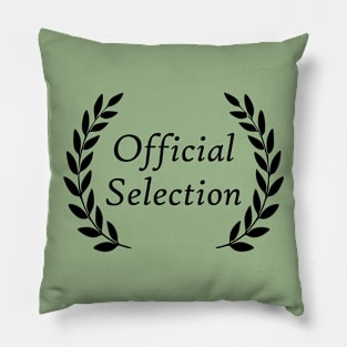 Official Selection (black) Pillow