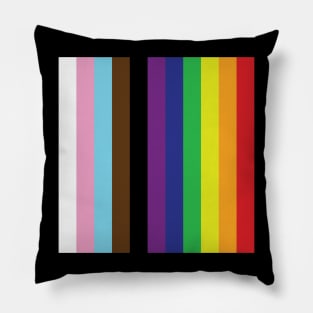 Rainbow stripes Pillow