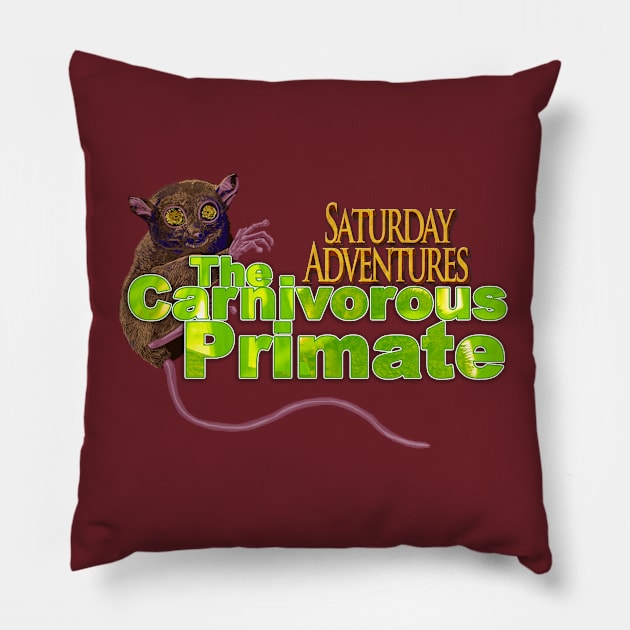 The Carnivorous Primate Pillow by SaturdayAdventures