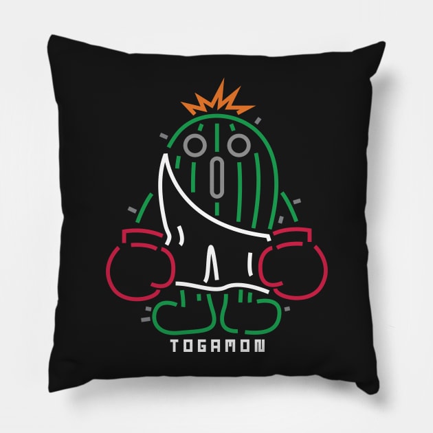 TOGAMON Pillow by OldManLucy