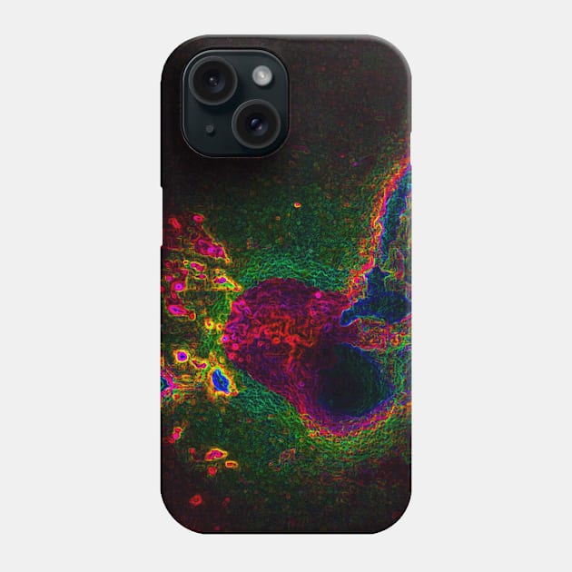 Black Panther Art - Glowing Edges 423 Phone Case by The Black Panther