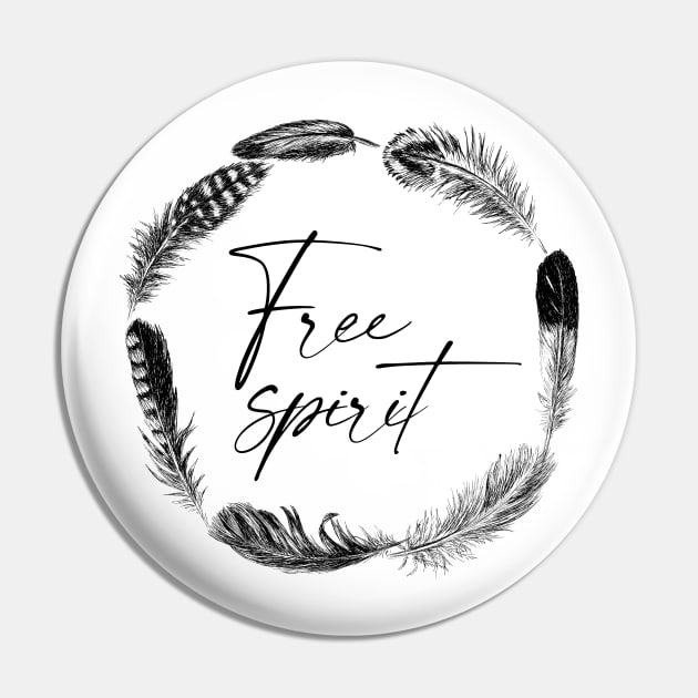 Free spirit Pin by rachelsfinelines