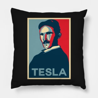 Tesla Poster Pillow