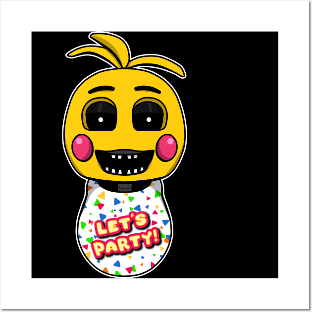 Gallery Pops Five Nights at Freddy's - Chica Plushie Wall Art