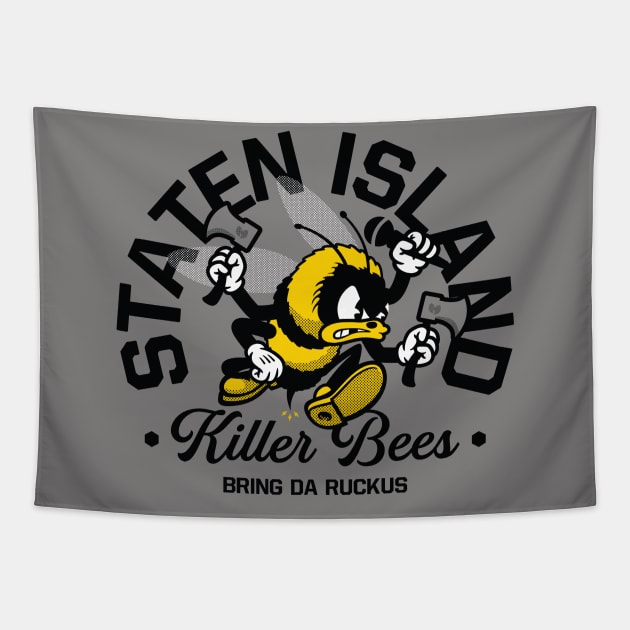 Wutang Clan Staten Island Killer Bees Wutang Clan Tapestry TeePublic