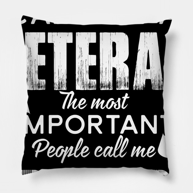 Call Me Veteran Grandpa Tee Birthday Gift Ideas For Granddaddy Call Me Veteran Grandpa Pillow Teepublic