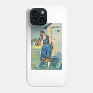 Edwardian lady bather Phone Case