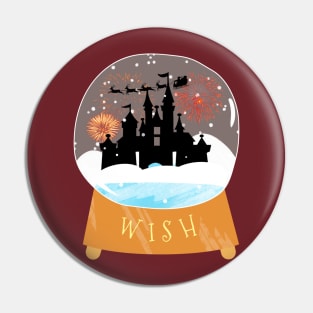 Wish Castle Globe Pin