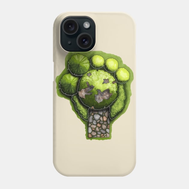 Paw Landscape Phone Case by Vinsui