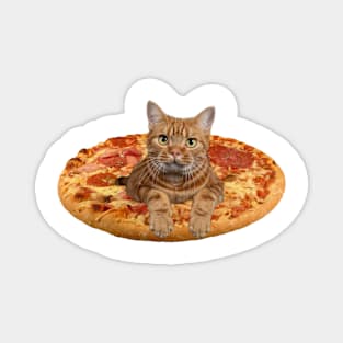 Pizza Cat Magnet