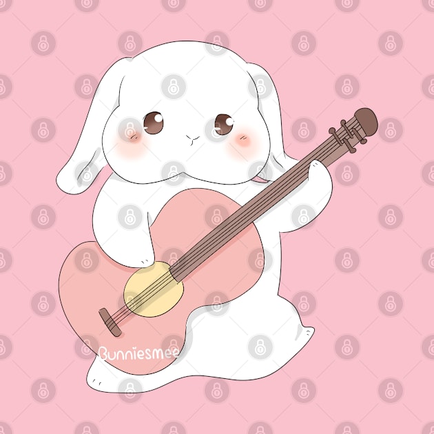 Guitarist Bunny Girl | Bunniesmee Musician by GambarGrace