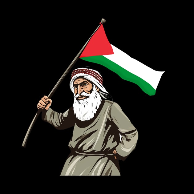 Free Palestine - Flag by RichieDuprey