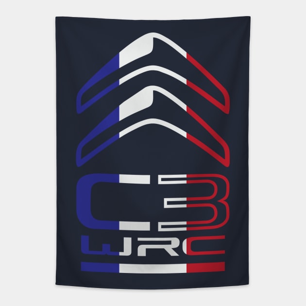 CITROEN C3WRC Tapestry by HSDESIGNS