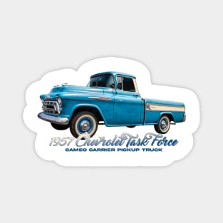 1957 Chevrolet Task Force Cameo Carrier Pickup Truck Magnet