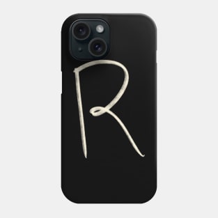 Hand Drawn Letter R Phone Case