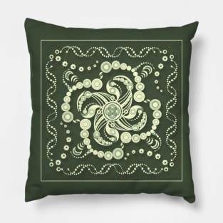 Alien Inspiration Mandala Pillow