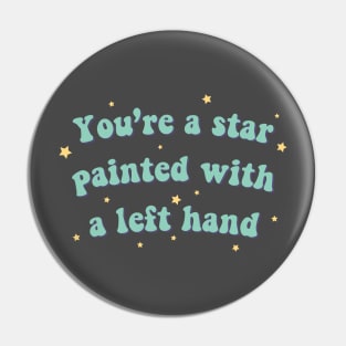 IU celebrity you're a star painted with a left hand Pin