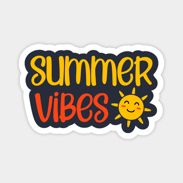Summer vibes Magnet by Hoperative