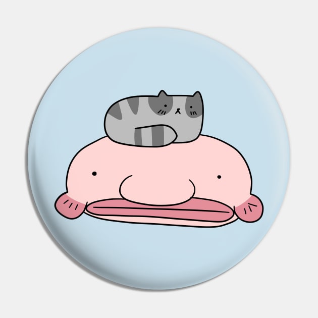 Funny Blob Fish Pins and Buttons for Sale