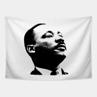 Martin Luther King Portrait  Pop Art Tapestry