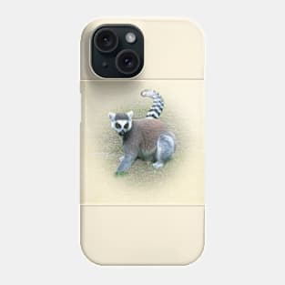 Ring-tailed lemur Phone Case