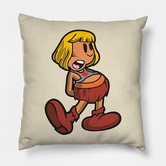 HE-MAN Pillow by MatamorosGraphicDesign