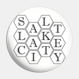 Salt Lake City Black Pin