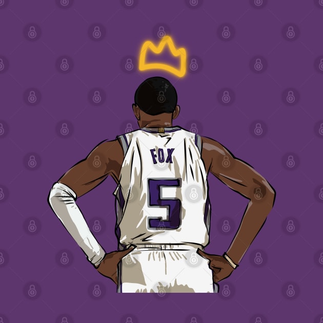 De'Aaron Fox, The King of Sacramento by rattraptees