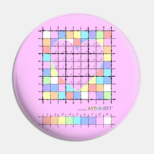 Mydoku_101_001_004 _F: Sudoku, Sudoku coloring, logic, logic puzzle, holiday puzzle, fun, away from screen Pin