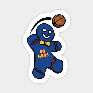 Denver Nuggets Gingerbread Man Magnet