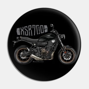 Yamaha XSR700 16 black, s Pin