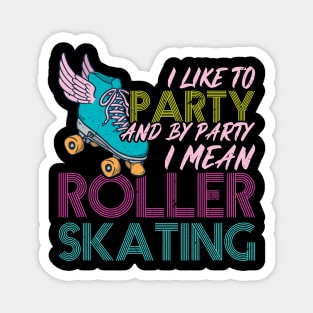 Roller Skating Party - Roller Skater Magnet