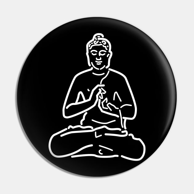 Buddha Pin by Black Pumpkin