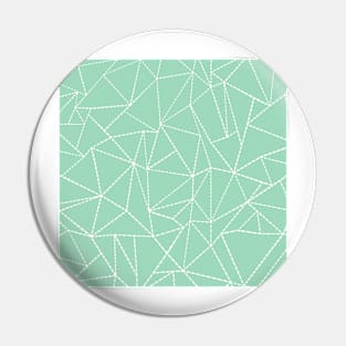 Ab Dotted Lines 2 Mint Greed Pin