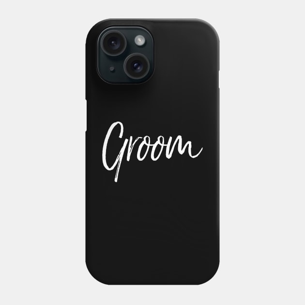 Matching Getting Ready Bride Groom Wedding Groom Phone Case by Saboia Alves