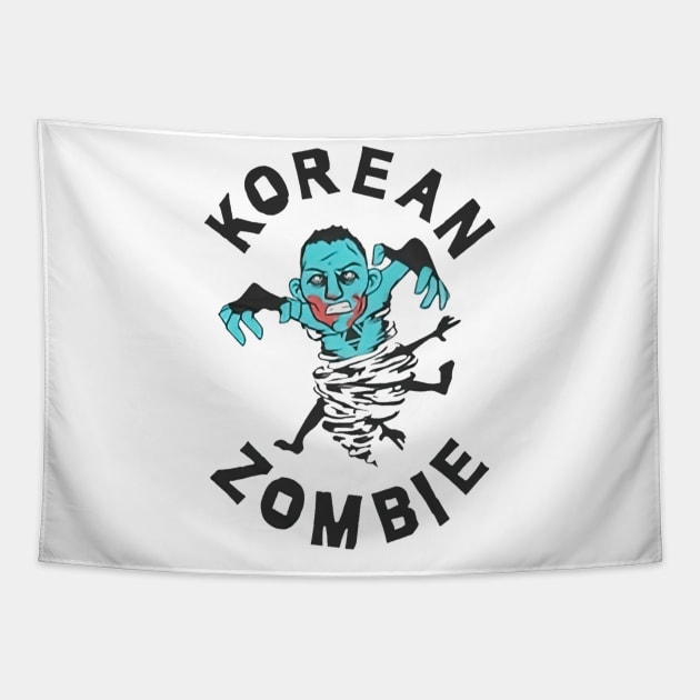 Korean Zombie crazy Tapestry by sabrinasimoss