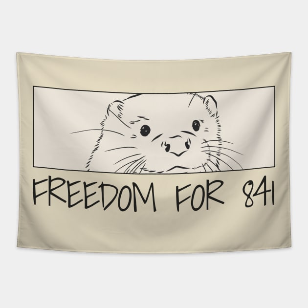 Otter 841 - Freedom For 841 Tapestry by Design Malang