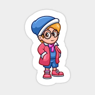 Urban Stylish Cartoon Magnet