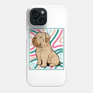 Colorful and Cute Shar Pei Puppy EG Phone Case