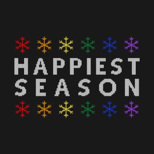 Happiest Season Ugly Sweater (Rainbow) T-Shirt