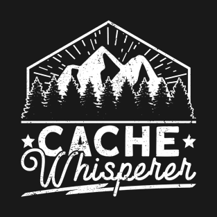 Cache Whisperer - Geocaching Geocacher T-Shirt