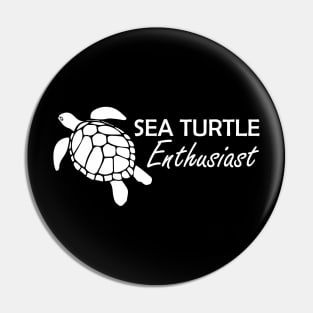 Sea Turtle Enthusiast Pin